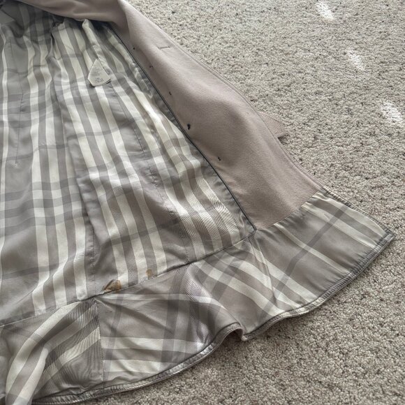 Burberry London Littleton Wool Trench Coat - Picture 10 of 10